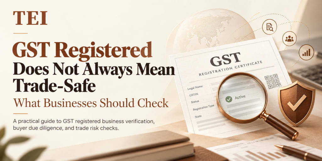 GST registered business verification